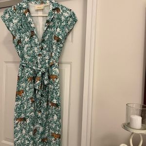 Maeve Anthropologie Catherine Tiger Shift Dress